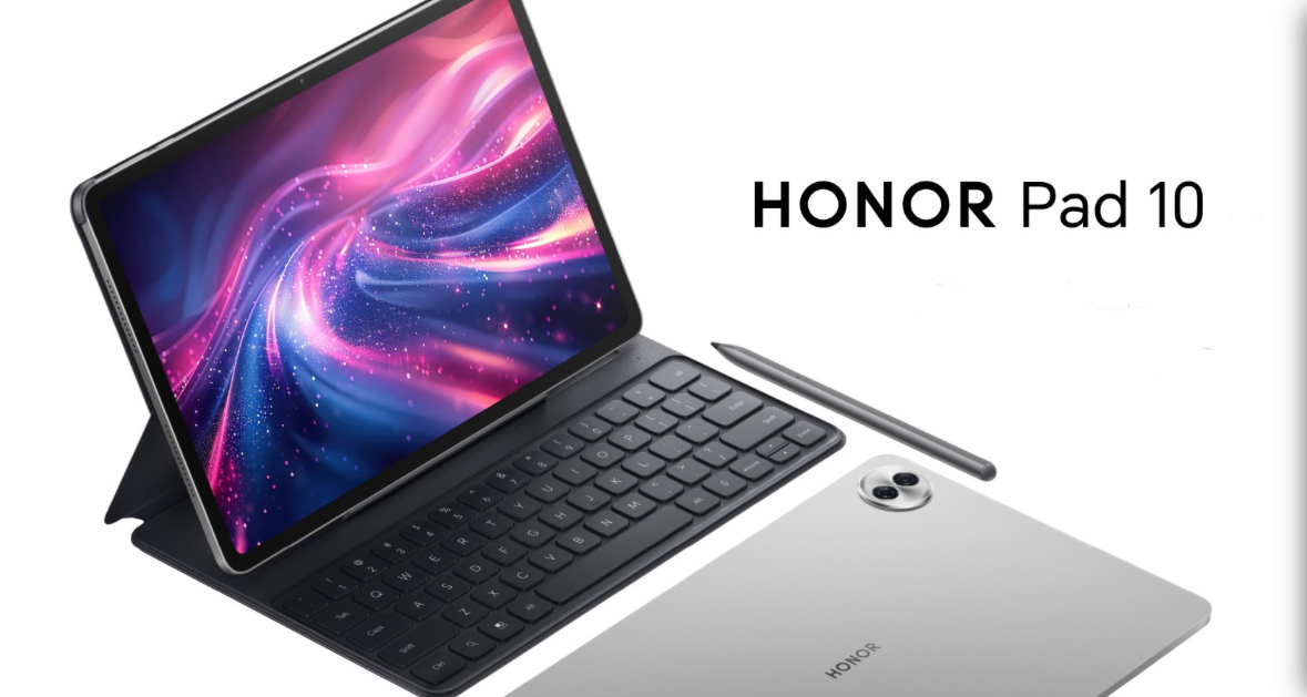 إطلاق Honor لوح Pad 10 الجديد: شاشة 12.1 بوصة، معالج Snapdragon 7 Gen 3، وبطارية قوية بسعة 10,100 مللي أمبير