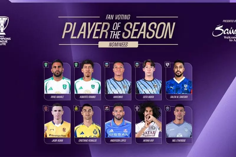 المرشحون المميزون: رونالدو، محرز والدوسري بين 10 نجوم لصراع جائزة أفضل لاعب في دوري أبطال آسيا