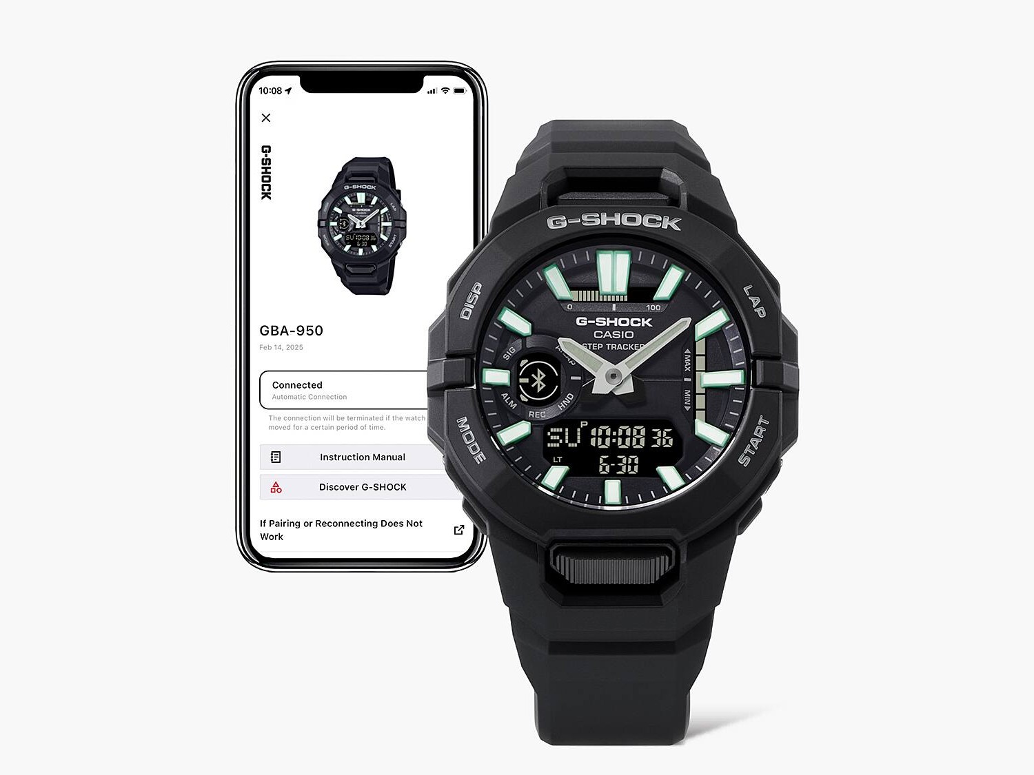 ساعة Casio G-Shock GBA-950 تتوفر الآن في الأسواق الأوروبية بشكل حصري