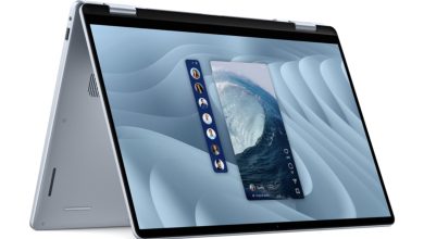 ‏Dell Inspiron 16 Plus 2-in-1: توازن مثالي بين أداء المعالج ورسومات سريعة مع ضجيج أقل للمروحة.