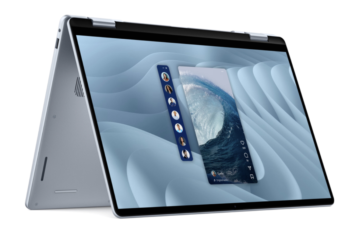 ‏Dell Inspiron 16 Plus 2-in-1: توازن مثالي بين أداء المعالج ورسومات سريعة مع ضجيج أقل للمروحة.